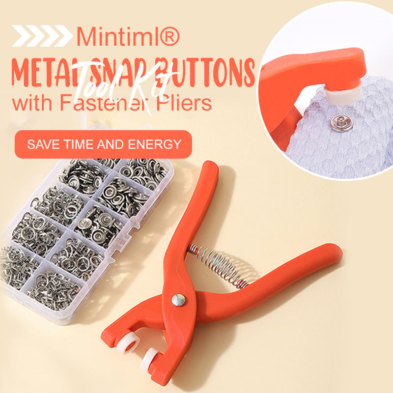 SnapKit™  Metal Snap Buttons with Fastener Pliers – WonderPlaza